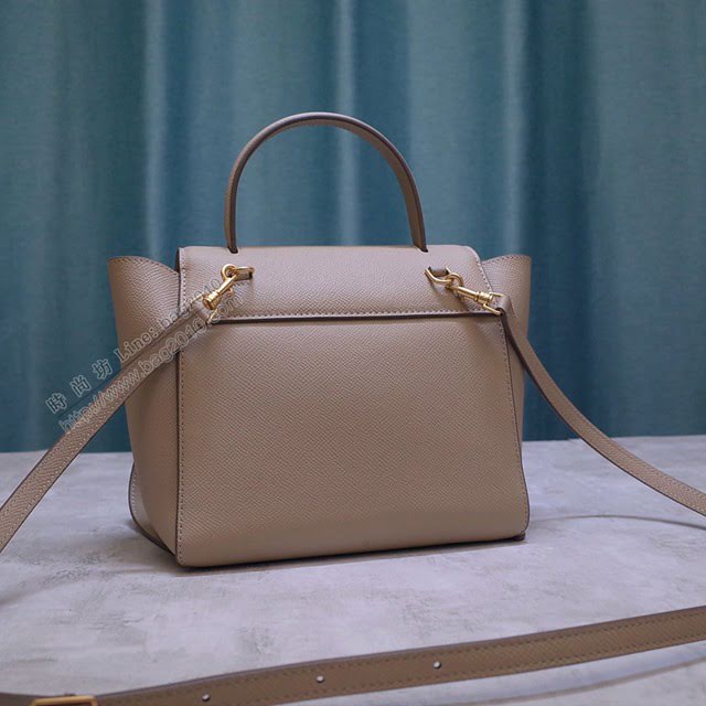 Celine女包 賽琳掌紋牛皮小號手提包 Celine belt bag鯰魚包 189003  slyd2038